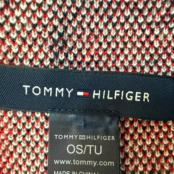 Tommy Hilfiger Plaid Scarf - Cotton/Wool Blend - 12" x 74" - Picture 10 of 11